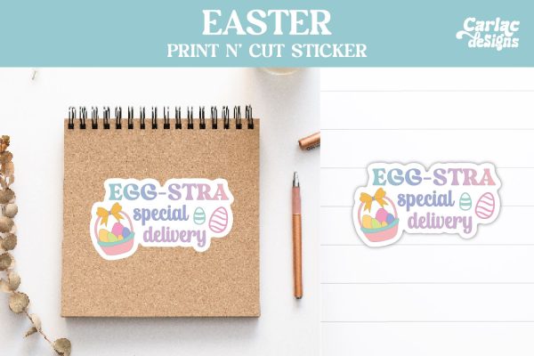 Cute Easter Packaging Sticker Cheap