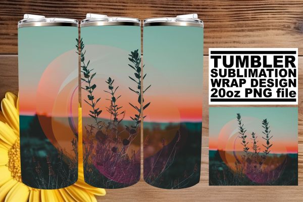 Timeless Floral Bliss: Retro Tumbler Sublimation For Discount