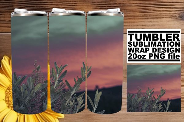 Vintage Blossom Fantasy: Sublimation 20oz Tumbler Wrap For Cheap