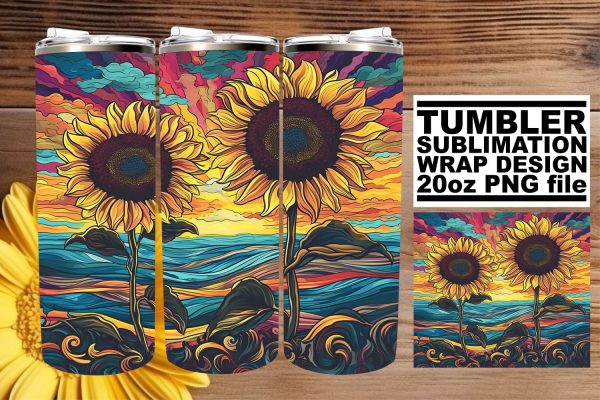 Antique Flower Serenity: Retro Tumbler Design Online Sale