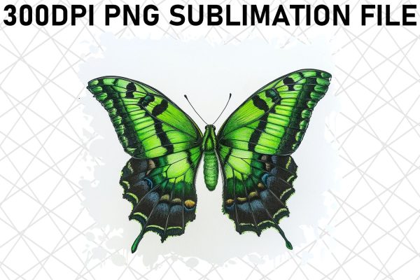 Whimsical Butterfly PNG Design Fashion
