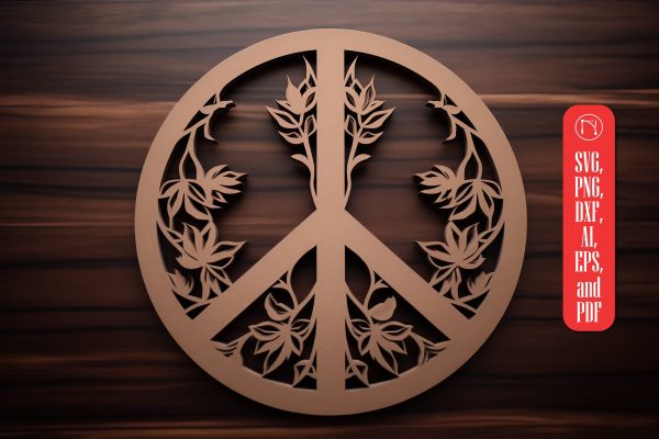 Cricut laser-cut Peace Sign SVG Online Sale