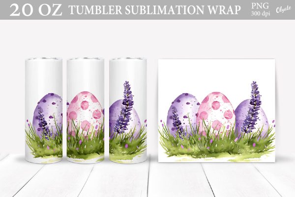 Easter Egg PNG. Easter Tumbler Sublimation Fashion