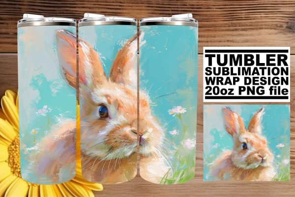 Spring Easter Bunny Tumbler Sublimation Online Hot Sale