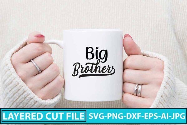 Big Brother SVG Cut File Fashion