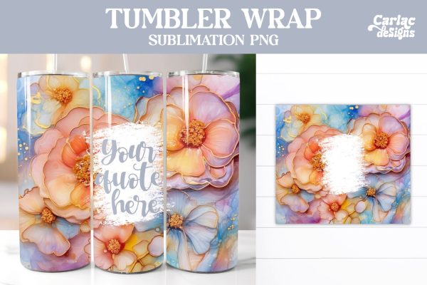 Alcohol Ink Tumbler Wrap Sublimation For Cheap
