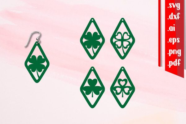 St Patrick s Day Earrings 2 Online Sale