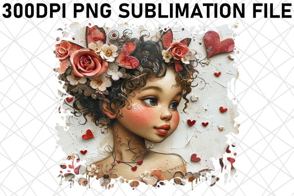 Heartfelt Valentine s Symphony: Sublimation Design Online