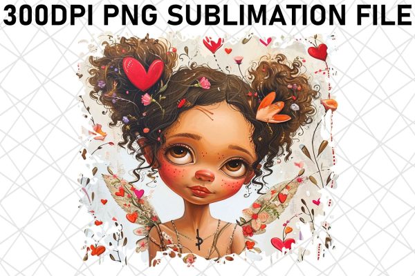 Whimsical Cupid s Wonderland: Watercolor Sublimation For Discount
