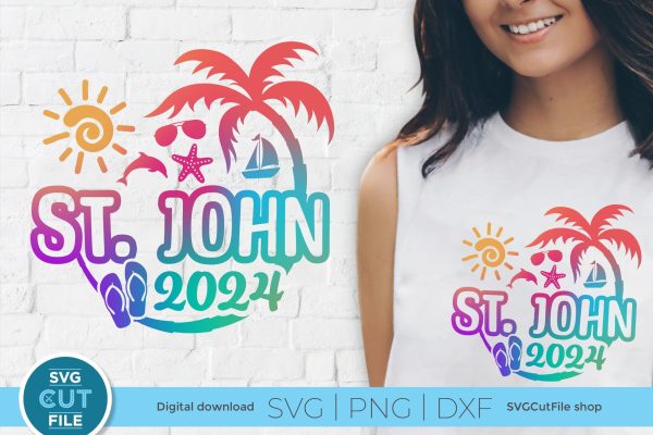 2024 St. John svg - Saint John Vacation or Trip Design Online Sale