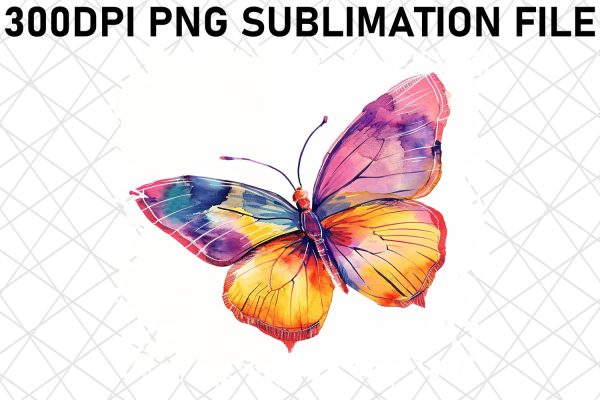 Vibrant Butterfly Sublimation Graphics For Cheap