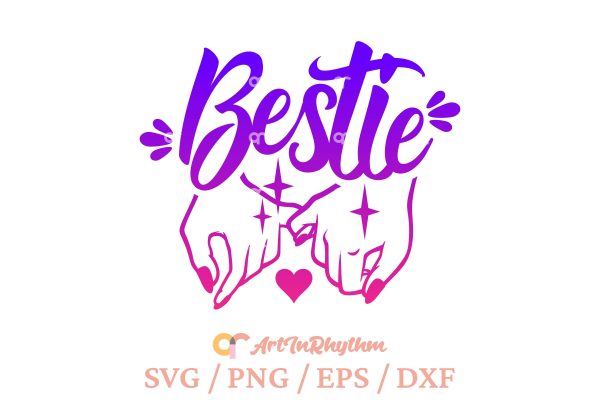Bestie Pinky Promise, Best Friend SVG For Cheap