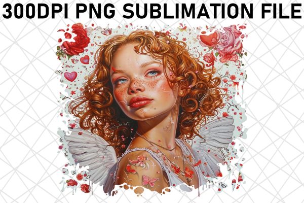 Dreamy Valentine s Delight: Sublimation Design on Sale