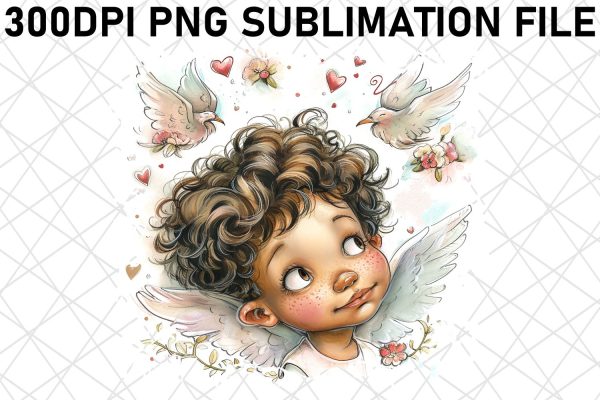 Heartfelt Valentine s Dreamscape: Sublimation Design For Sale