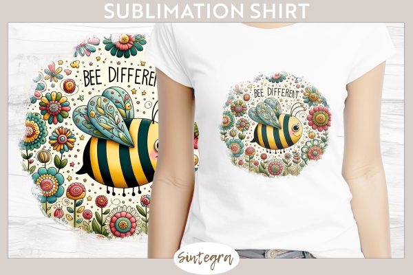 Bee Different v6 T-shirt Sublimation Online Sale