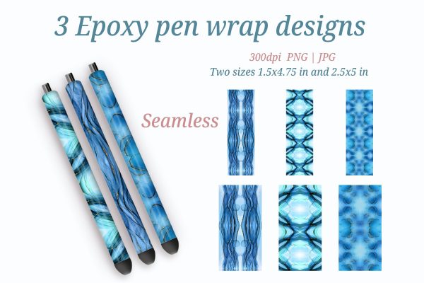 Alcohol Ink Waterslide Pen Wrap, Epoxy Pen Wrap Sublimation Online now