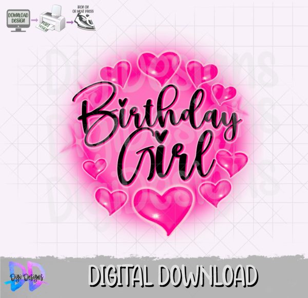 Birthday Girl Sublimation Png Online