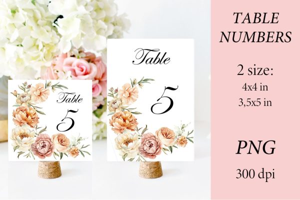 Seating Card Sublimation PNG. Seating Name, Numbers Card PNG Fashion
