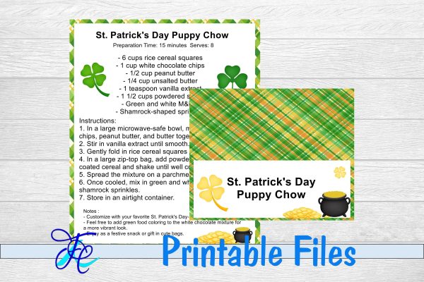 St. Patrick s Day Puppy Chow Mix Bundle Supply