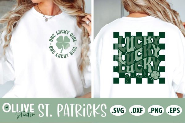 One Lucky Girl SVG | St. Patrick s Day SVG Online now