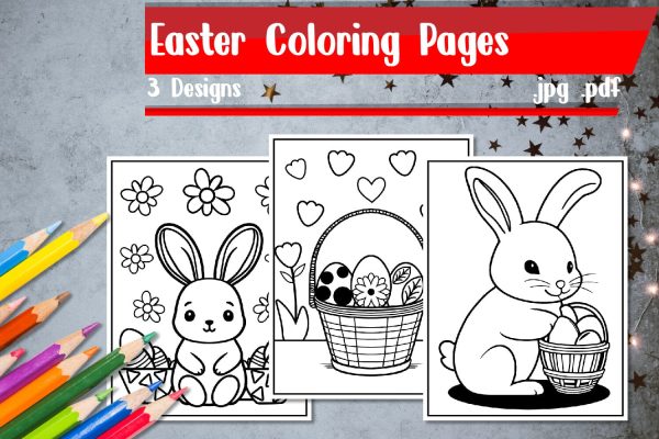 Easter Coloring Pages Fashion