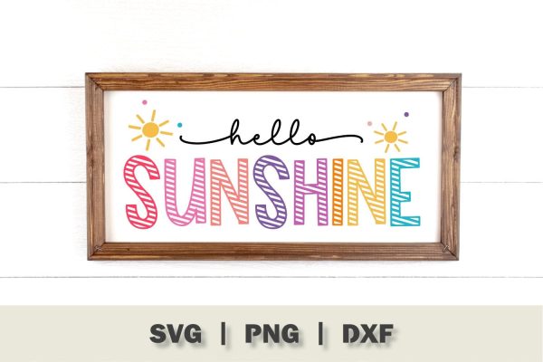 Hello Sunshine Summer SVG Online