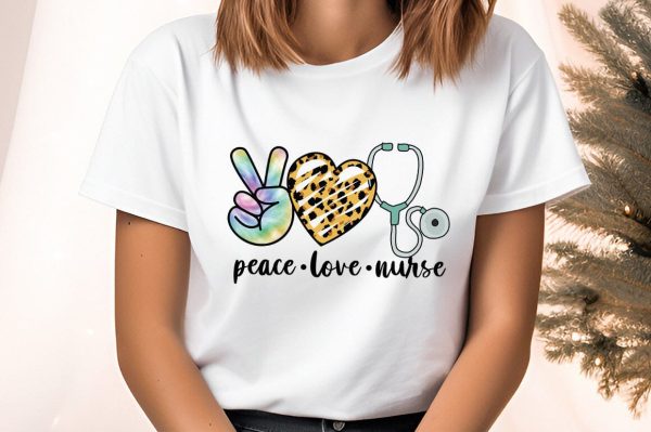 Nurse peace love nurse PNG Design Online Sale