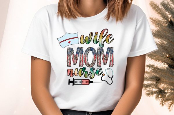 Wife mom nurse PNG Design Online now