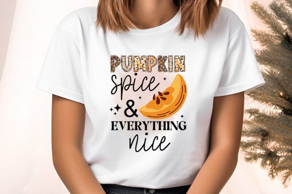 Pumpkin spice and everything PNG Design Discount
