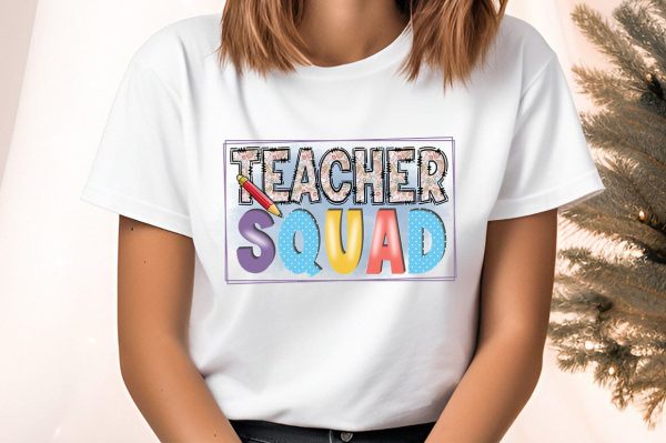 Teacher squad PNG Design Hot on Sale