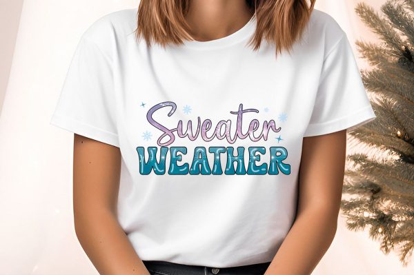 Sweater weather PNG Design on Sale