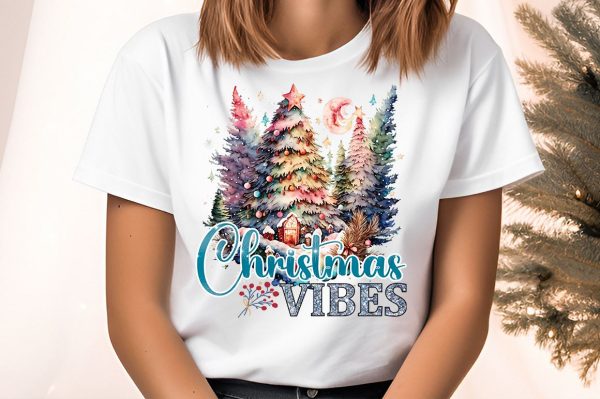 Christmas vibes PNG Design For Sale
