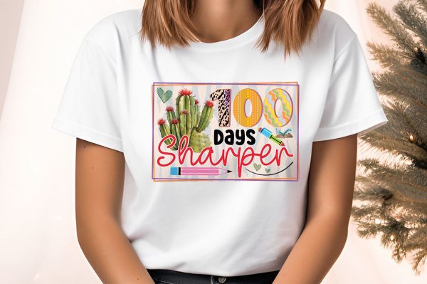 100 days sharper PNG Design on Sale