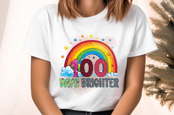 100 days brighter PNG Design Supply