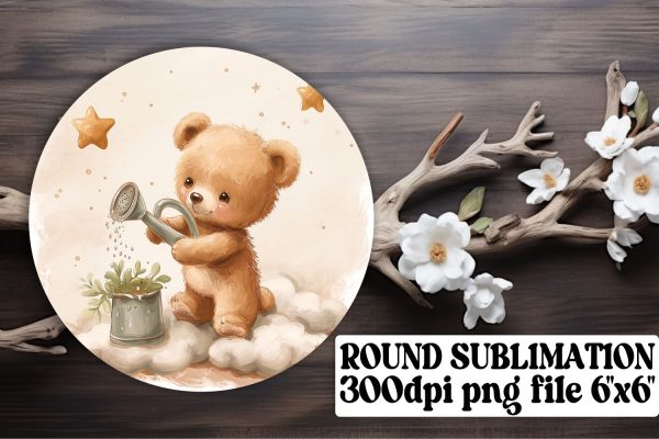 Whimsical Teddy Bear Sublimation Magic For Cheap