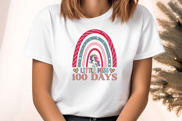 Little miss 100 days PNG Design For Cheap
