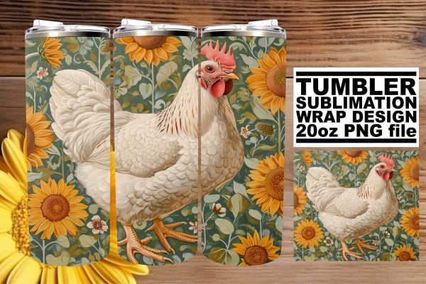 Floral Farm Favorites Tumbler Sublimation - 20oz Sale