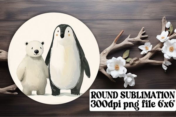 Cute Watercolor Animal Sublimation Collection: Boho Art For Cheap