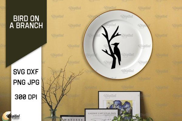 Bird On A Branch SVG. Bird SVG. Bird On Tree SVG Online Hot Sale