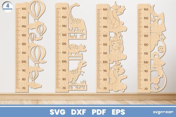 Kids Growth Chart Ruler Bundle Hot on Sale