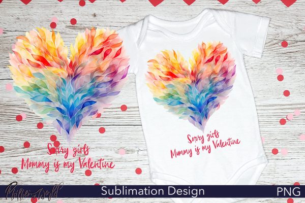 Sorry Girls Mummy is my Valentine Quote | Baby Valentines Fashion