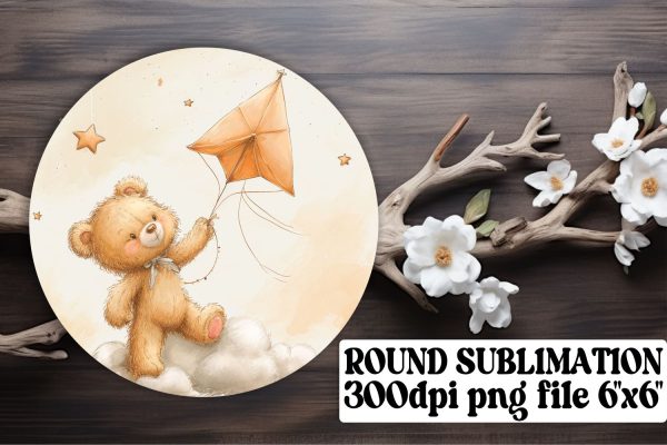 Mischievous Circle Ornaments with Teddy Bears For Cheap