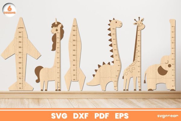 Animals Height Charts Bundle Online