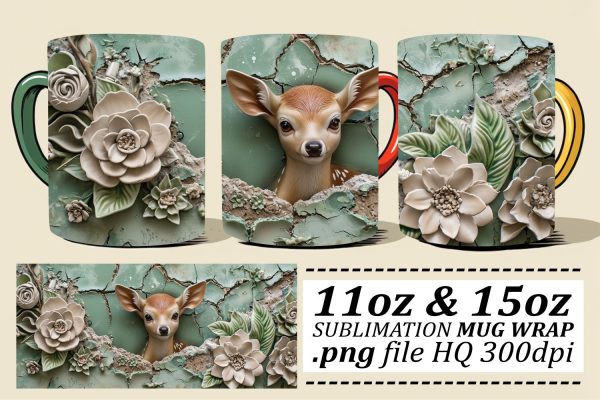 Creative 3D Animal-Inspired Mug Decor Cheap