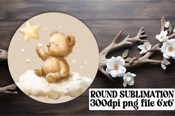 Bear-Themed Car Coaster Art on Sale