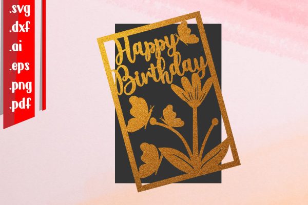 Happy Birthday Papercut 5 For Cheap