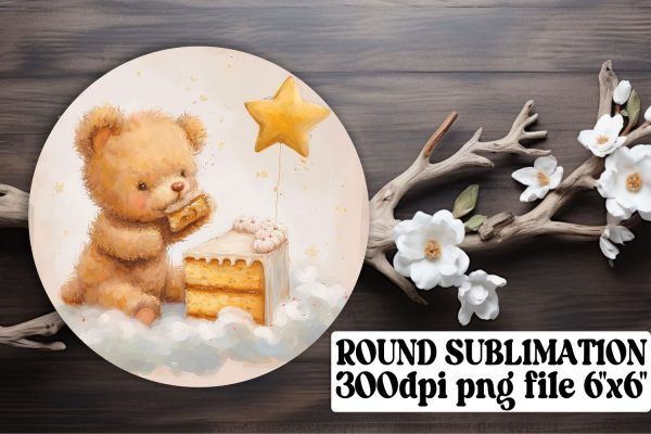Playful Bear-Themed Circle Decorations For Cheap