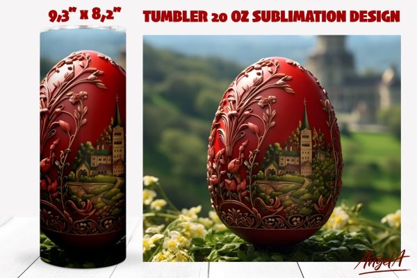 Easter egg church tumbler wrap sublimation Online Hot Sale