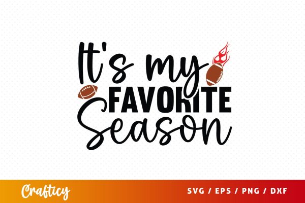 its my favorite season SVG Design Online