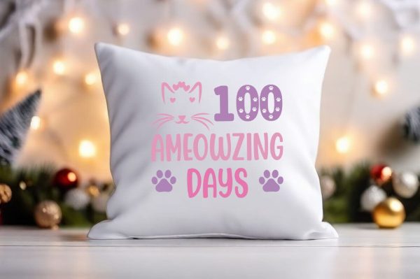 100 Ameowzing Days svg Design Hot on Sale